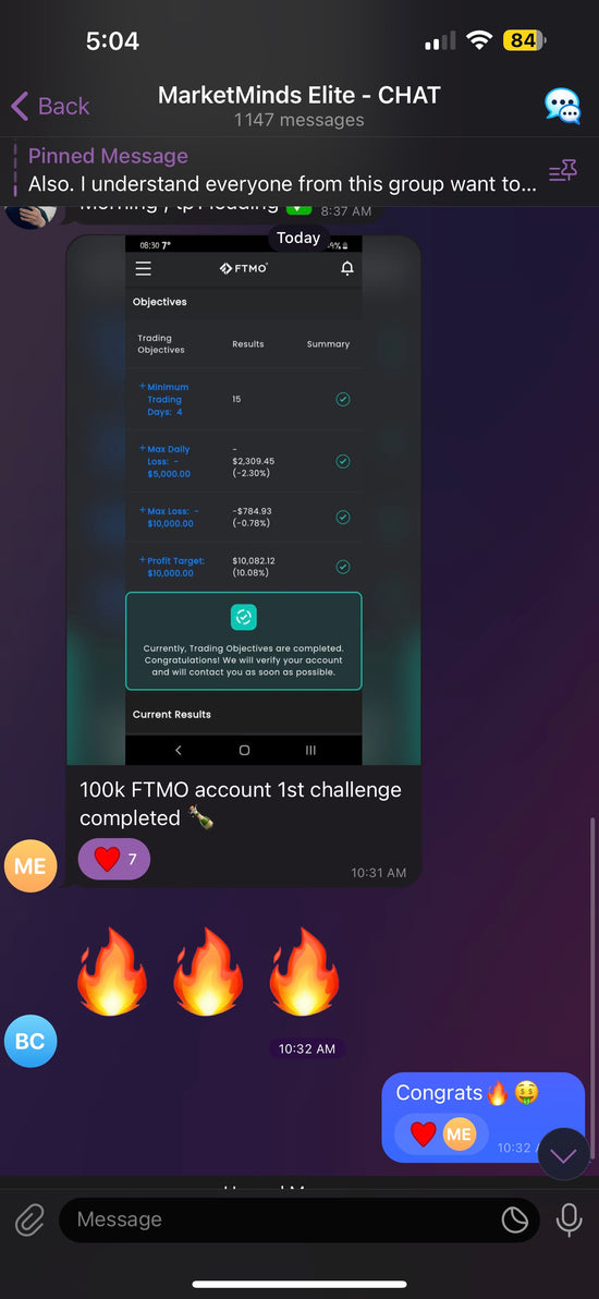 Trader passed FTMO